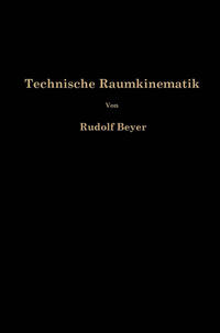 Vorderes Coverbild Technische Raumkinematik