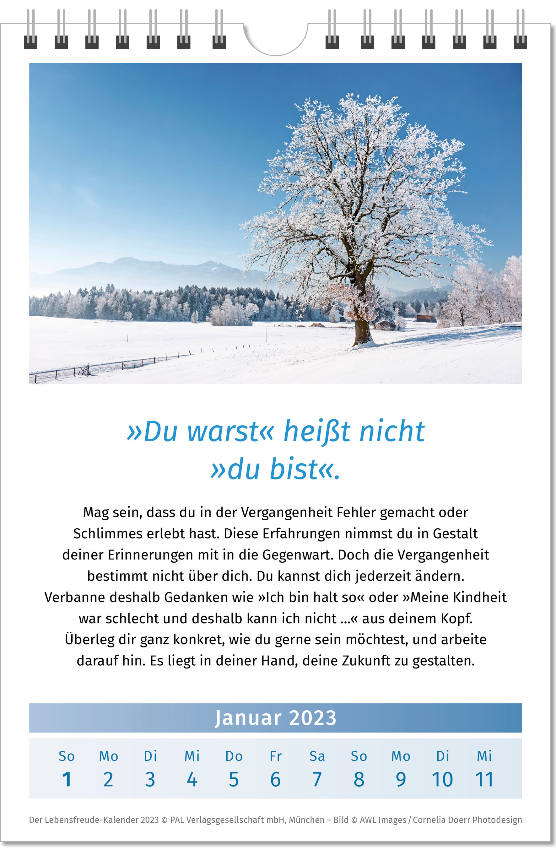 Beispielinhalt (Bild) Der Lebensfreude-Kalender 2023