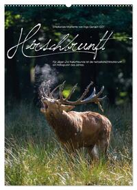 Vorderes Coverbild Emotionale Momente: Hirschbrunft (Wandkalender 2026 DIN A2 hoch), CALVENDO Monatskalender