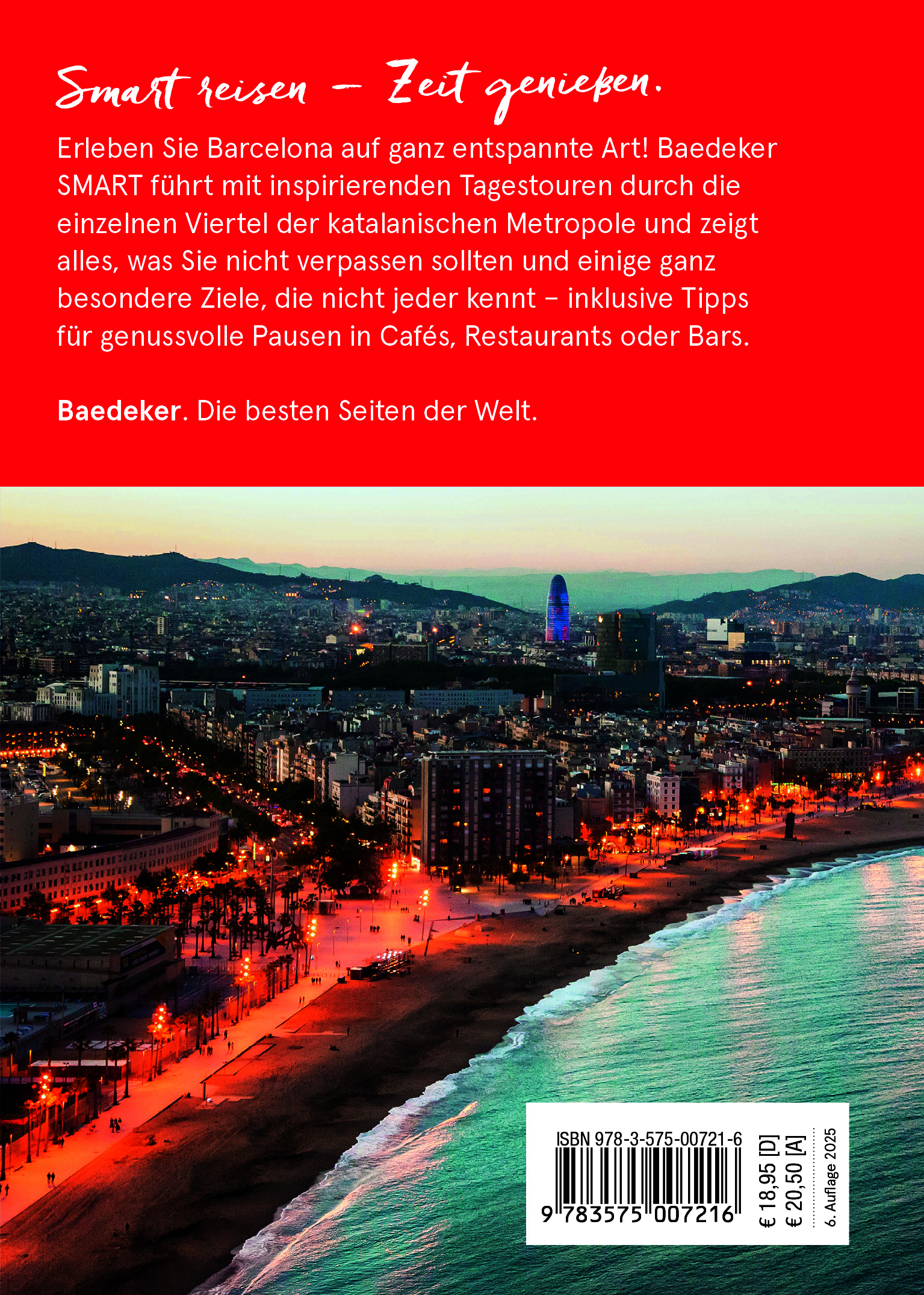 Rückseitencover Baedeker SMART Reiseführer Barcelona
