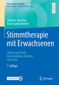 Vorderes Coverbild Stimmtherapie mit Erwachsenen