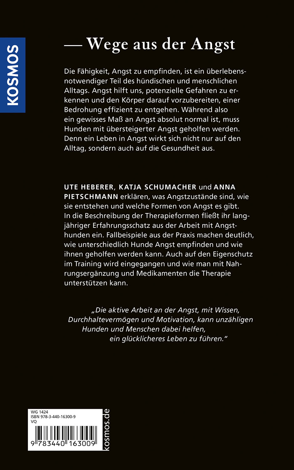 Rückseitencover Angst beim Hund