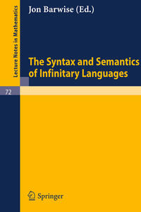 Vorderes Coverbild The Syntax and Semantics of Infinitary Languages