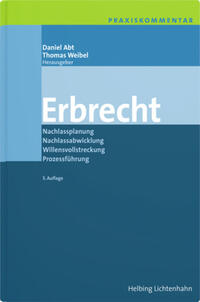 Vorderes Coverbild Praxiskommentar Erbrecht