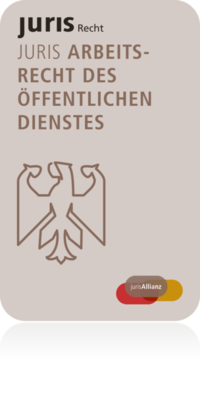 Vorderes Coverbild juris Arbeitsrecht des öffentlichen Dienstes