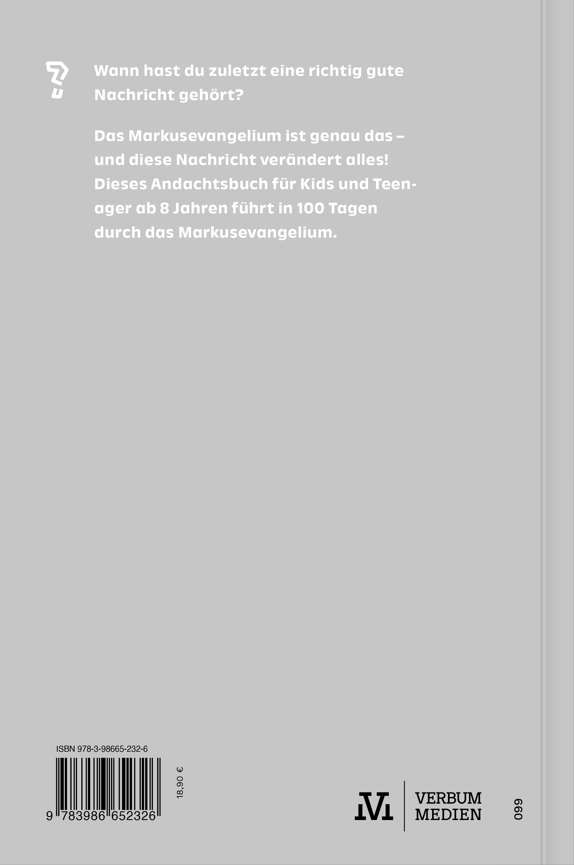 Rückseitencover Beste Nachricht ever
