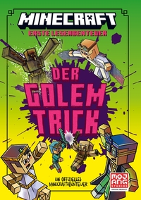 Vorderes Coverbild Minecraft Erste Leseabenteuer. Der Golem-Trick