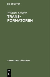 Vorderes Coverbild Transformatoren