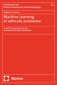 Vorderes Coverbild Machine Learning et véhicule autonome
