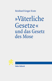Vorderes Coverbild "Väterliche Gesetze" und das Gesetz des Mose