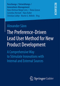 Vorderes Coverbild The Preference-Driven Lead User Method for New Product Development