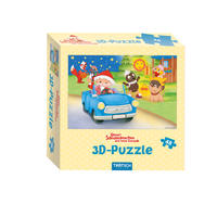 Vorderes Coverbild Trötsch Unser Sandmännchen und seine Freunde 3D Puzzle Trabi