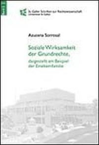 Vorderes Coverbild Soziale Wirksamkeit der Grundrechte, dargestellt am Beispiel der Einelternfamilie