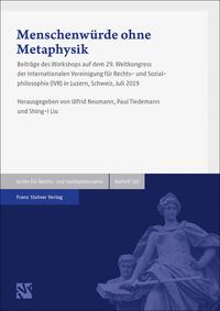 Vorderes Coverbild Menschenwürde ohne Metaphysik