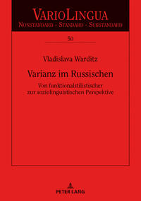 Vorderes Coverbild Varianz im Russischen
