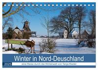 Vorderes Coverbild Winter in Nord-Deutschland (Tischkalender 2025 DIN A5 quer), CALVENDO Monatskalender
