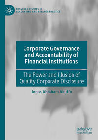 Vorderes Coverbild Corporate Governance and Accountability of Financial Institutions