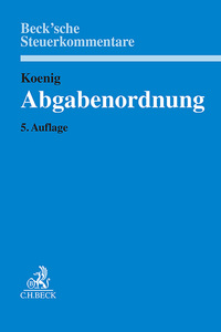 Vorderes Coverbild Abgabenordnung