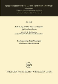 Vorderes Coverbild Sechspunktige Kreisführungen durch das Gelenkviereck