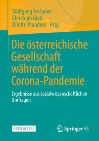 Vorderes Coverbild Die österreichische Gesellschaft während der Corona-Pandemie