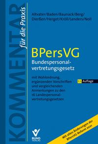 Vorderes Coverbild BPersVG – Bundespersonalvertretungsgesetz