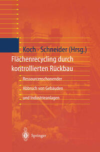 Vorderes Coverbild Flächenrecycling durch kontrollierten Rückbau
