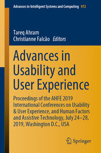 Vorderes Coverbild Advances in Usability and User Experience