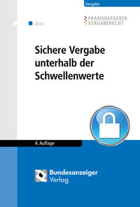 Vorderes Coverbild Sichere Vergabe unterhalb der Schwellenwerte
