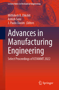 Vorderes Coverbild Advances in Manufacturing Engineering