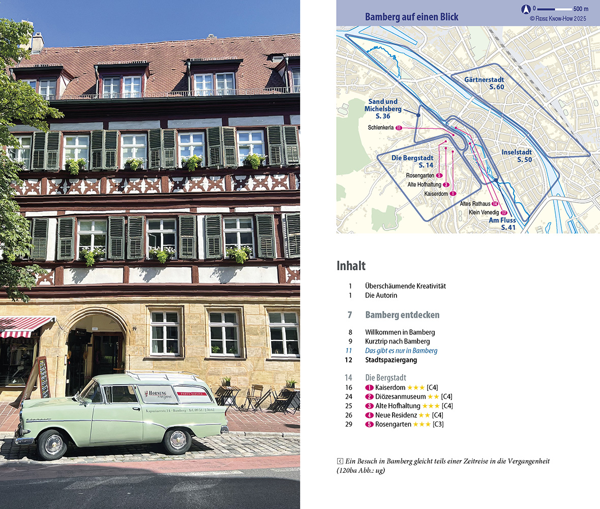 Beispielinhalt (Bild) Reise Know-How CityTrip Bamberg