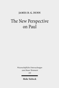 Vorderes Coverbild The New Perspective on Paul
