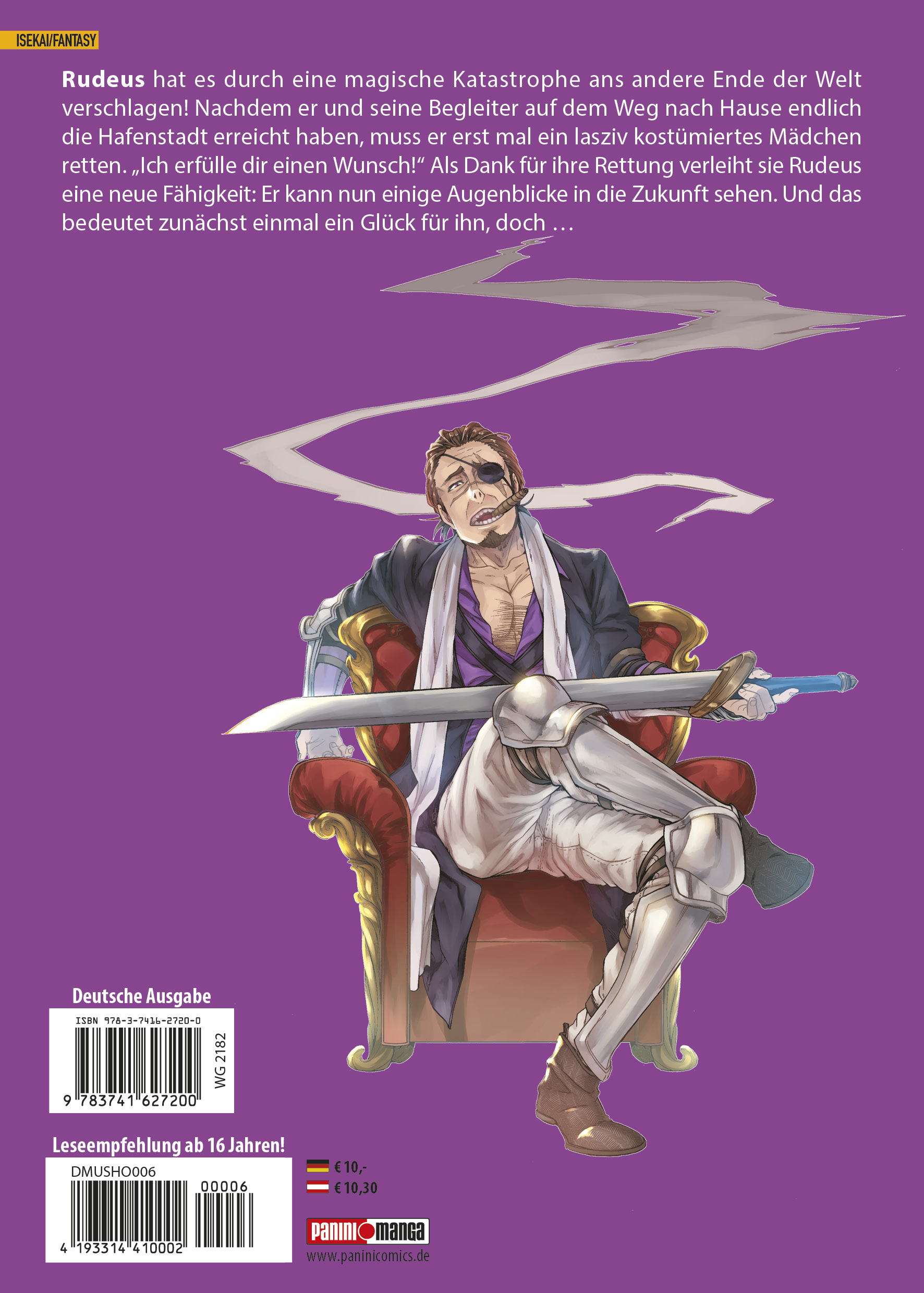 Rückseitencover Mushoku Tensei - In dieser Welt mach ich alles anders 06