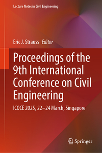 Vorderes Coverbild Proceedings of the 9th International Conference on Civil Engineering