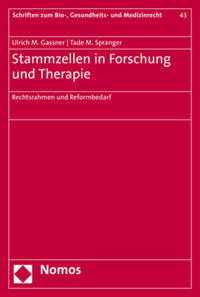 Vorderes Coverbild Stammzellen in Forschung und Therapie