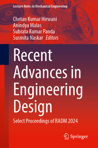 Vorderes Coverbild Recent Advances in Engineering Design