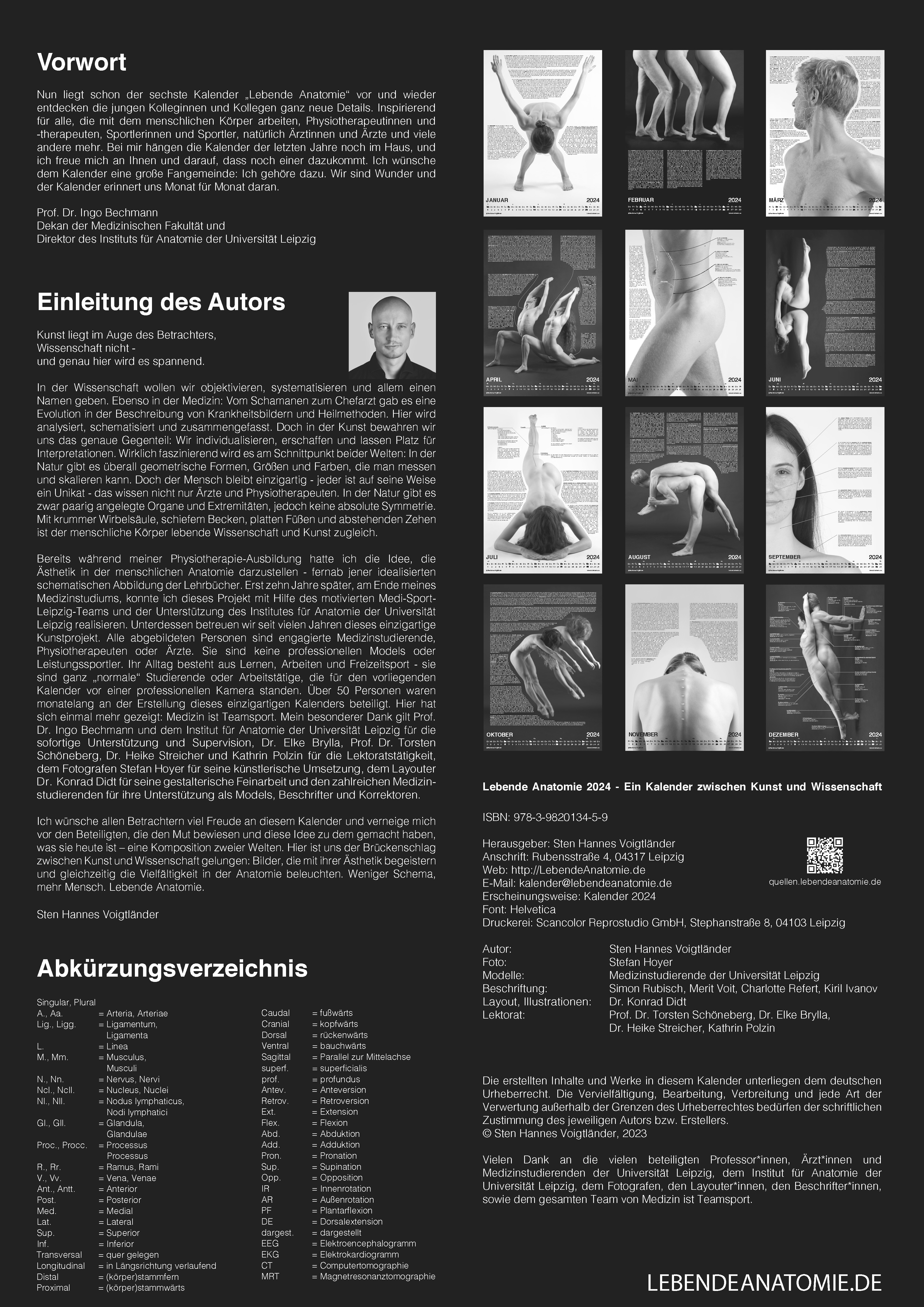 Rückseitencover Lebende Anatomie 2024