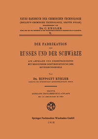 Vorderes Coverbild Die Fabrikation des Russes und der Schwärze