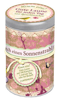 Vorderes Coverbild Sprüchedose: Nimm eins! Gute Laune für jeden Tag