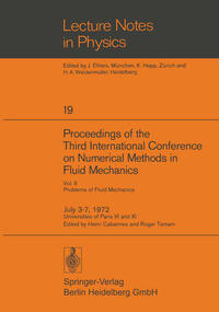 Vorderes Coverbild Proceedings of the Third International Conference on Numerical Methods in Fluid Mechanics