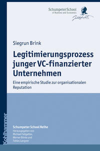 Vorderes Coverbild Legitimierungsprozess junger VC-finanzierter Unternehmen