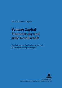 Vorderes Coverbild Venture Capital-Finanzierung und stille Gesellschaft