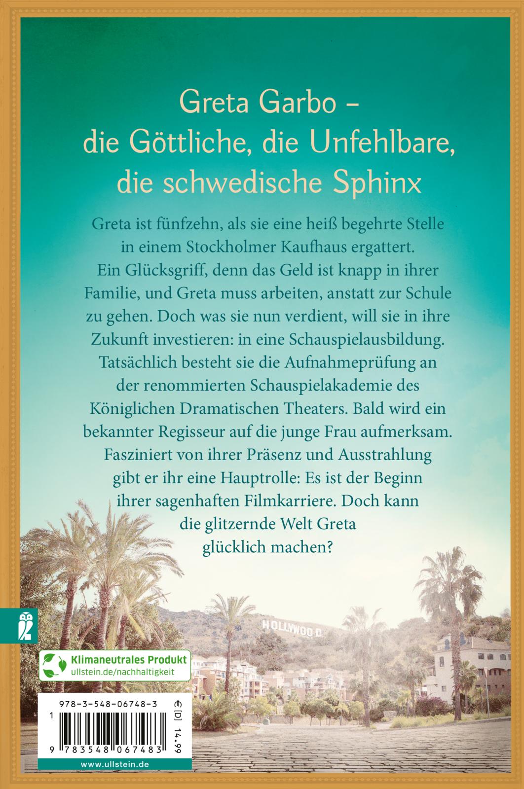 Rückseitencover Greta Garbo (Ikonen ihrer Zeit 9)