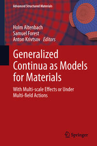 Vorderes Coverbild Generalized Continua as Models for Materials