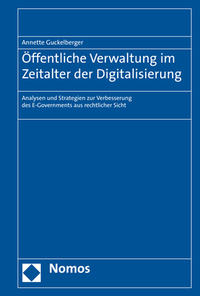 Vorderes Coverbild Öffentliche Verwaltung im Zeitalter der Digitalisierung