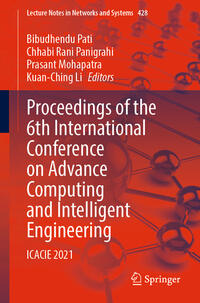 Vorderes Coverbild Proceedings of the 6th International Conference on Advance Computing and Intelligent Engineering