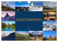 Vorderes Coverbild MATTERHORN Impressionen (Wandkalender 2025 DIN A4 quer), CALVENDO Monatskalender