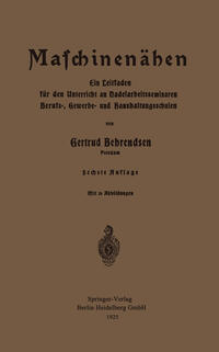Vorderes Coverbild Maschinennähen