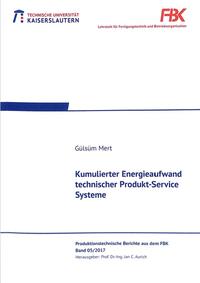 Vorderes Coverbild Kumulierter Energieaufwand technischer Produkt-Service Systeme