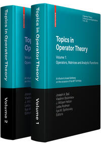 Vorderes Coverbild Topics in Operator Theory
