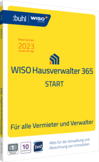 Vorderes Coverbild WISO Hausverwalter 365 Start